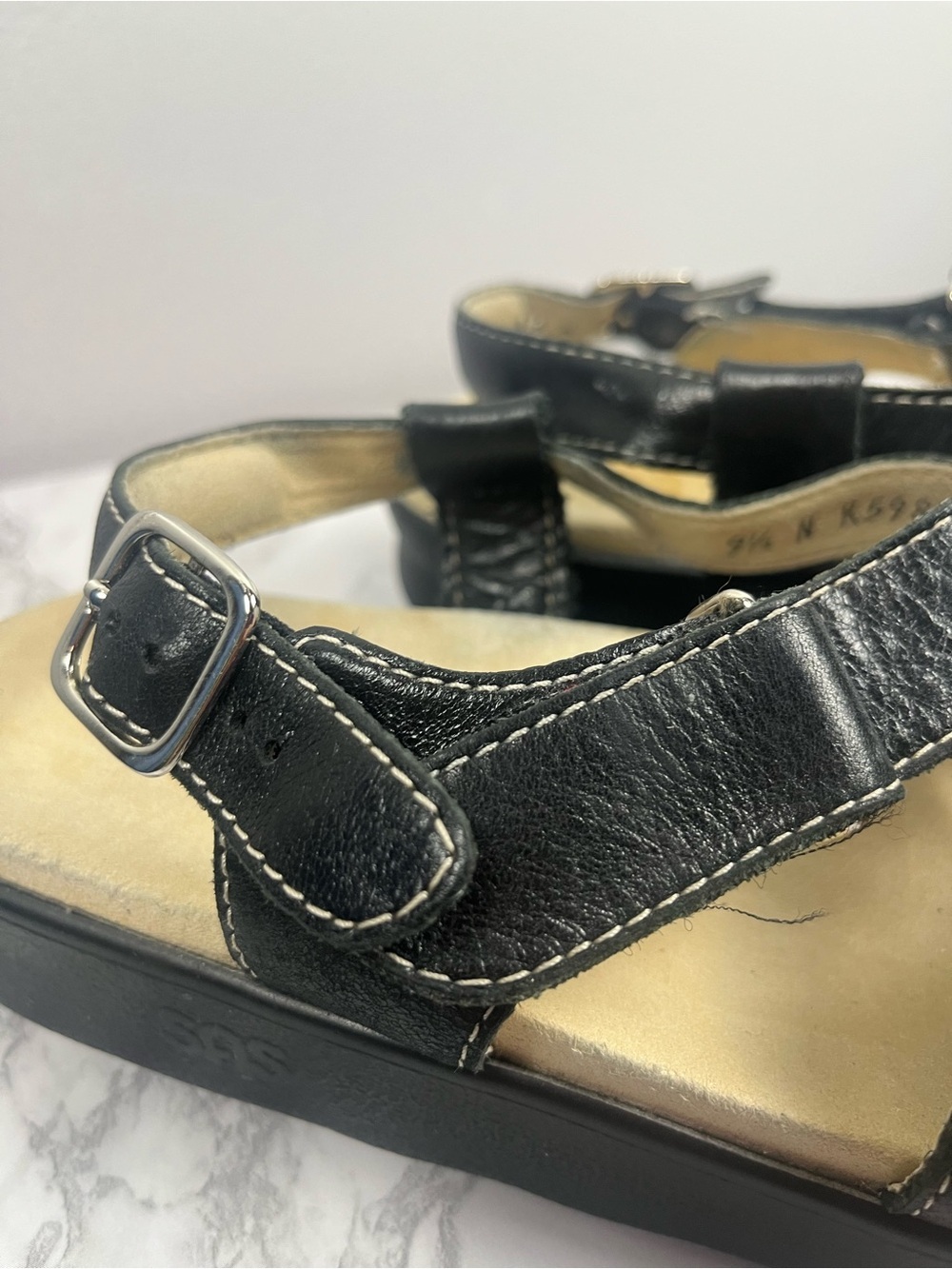 SAS Albuquerque Women's Huggy - Nero Size 9.5 Narrow - Picture 9 of 12